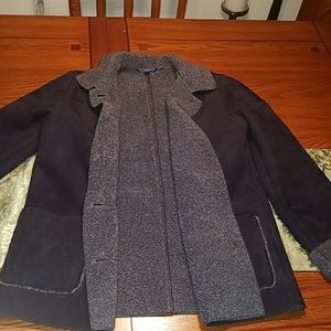 Boden Jackets Coats Microfiber Shearling Barn Jacket Poshmark